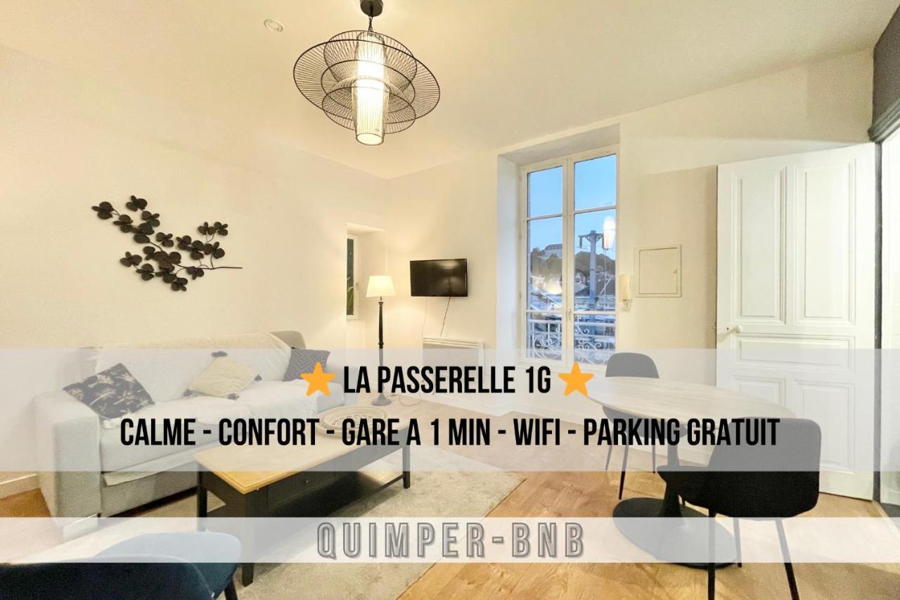 Le Passerelle 1G - Confort - Wifi - Centre Ville A Pied Кимпер Екстериор снимка